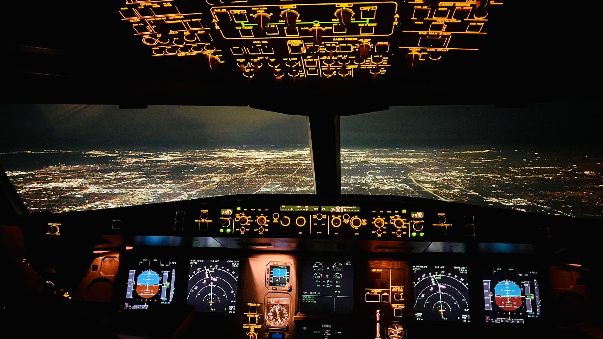 Cockpit view